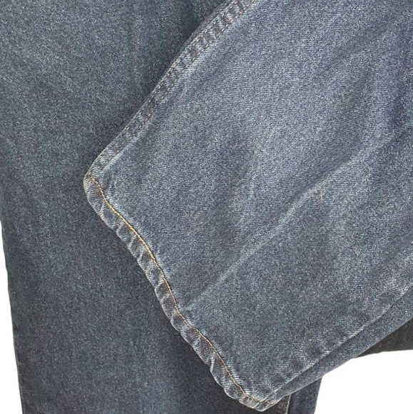 WRANGLER Vintage Relaxed Fit Denim Jeans Dark Wash Blue Mens Size 40×30 Western - Picture 6 of 9